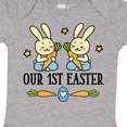thumbnail image 4 of Inktastic 1st Easter Twin Boys Bunny Boys Baby Bodysuit, 4 of 5