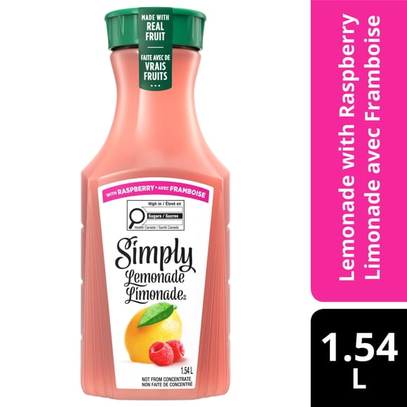 Simply Lemonade with Raspberry Bottle, 1.54 Liters
