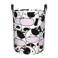 thumbnail image 2 of Goofa Cute Animal with Cow Printed Circular Hamper,Laundry Basket with Handles,Storage Baskets Foldable,Large Capacity Laundry Hamper-, 2 of 8