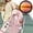 65#Orange, variant on Smart Touchscreen Electronic Badge, Customizable Display Screen, Anime Themed Appearance, Lightweight Wearable Structure, Collectible Digital Pendant for Tech Fans Daily Casual Decoration