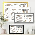 thumbnail image 4 of Designart 'Leaves and Berries Of Wild Grapes' Bohemian & Eclectic Framed Art Print, 4 of 4