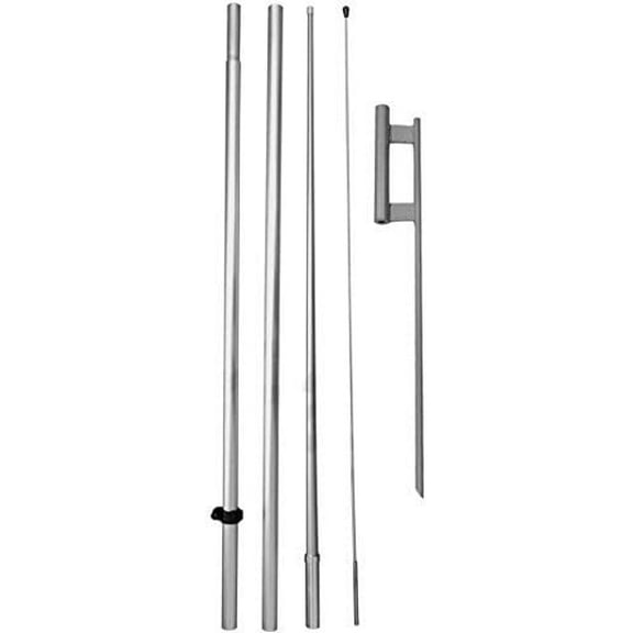 4Less 15 Ft Windless Swooper Flag Pole Kit (Pole   Spike) Hybrid hq15 (1)