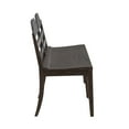 thumbnail image 4 of Paradise Valley Ladder Back Bench in Saddle Brown, 4 of 5