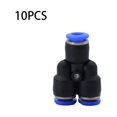 thumbnail image 4 of Riwesomey Conectores de tubería de aire reutilizables de 10 piezas para una conexión confiable Tubo de manguera rápido neumático de Buen Type3 NO3, 4 of 6