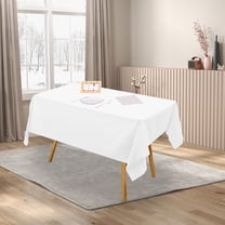 YIMWNYI Disposable Tablecloth Solid Color Party No Wash Table Cover for Events, Picnics, Convenient and Practical Table Decoration, Stain Resistant, Easy Clean