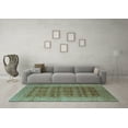 thumbnail image 3 of Ahgly Company Indoor Rectangle Oriental Light Blue Industrial Area Rugs, 6' x 9', 3 of 4