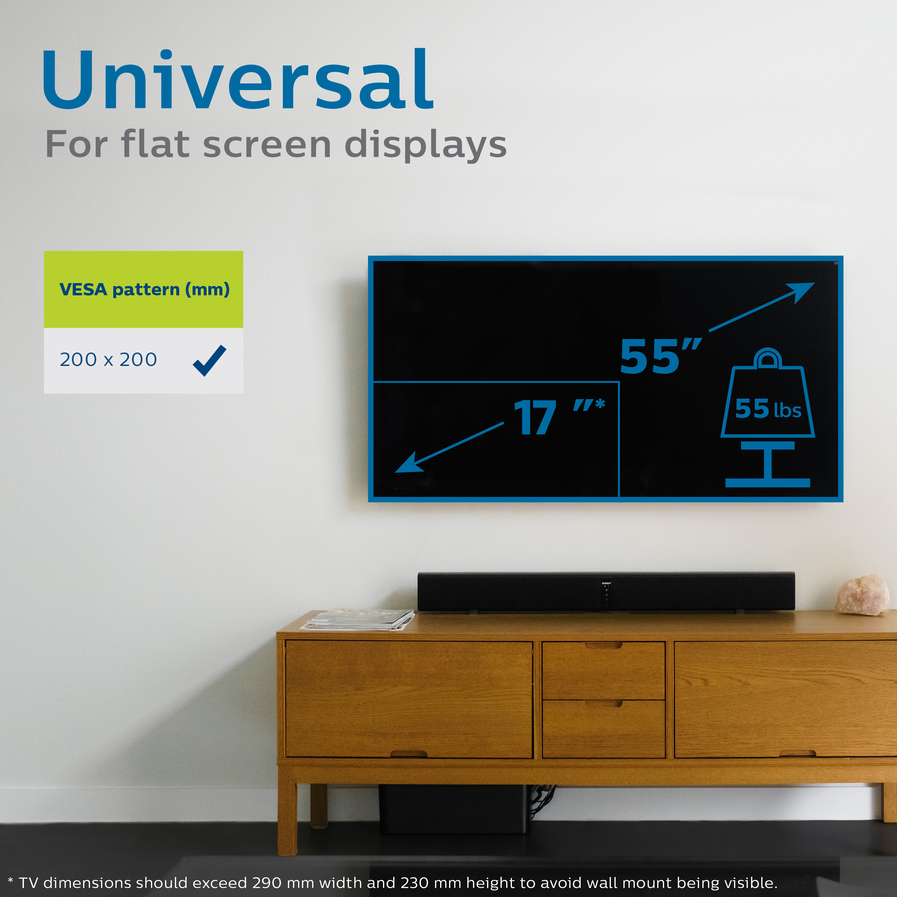Philips Fixed TV Wall Mount for up to 55 Inch photo 4