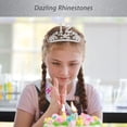 thumbnail image 5 of 12th Birthday Glitter Sash & Silver Starry Sky Tiara Set for Girls, 5 of 7