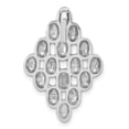 thumbnail image 5 of Auriga Fine Jewelry 925 Sterling Silver Polished Fancy Chain Slide for Women (L - 28.5mm, W - 19.5mm), 5 of 6