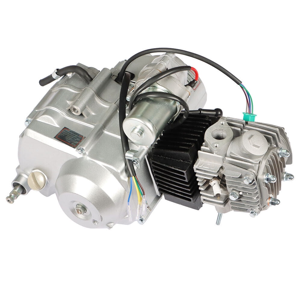 SEBLAFF 4 Stroke 125cc ATV Engine Motor 3-Speed Semi Auto w/Reverse For ATV Quad Go Kart