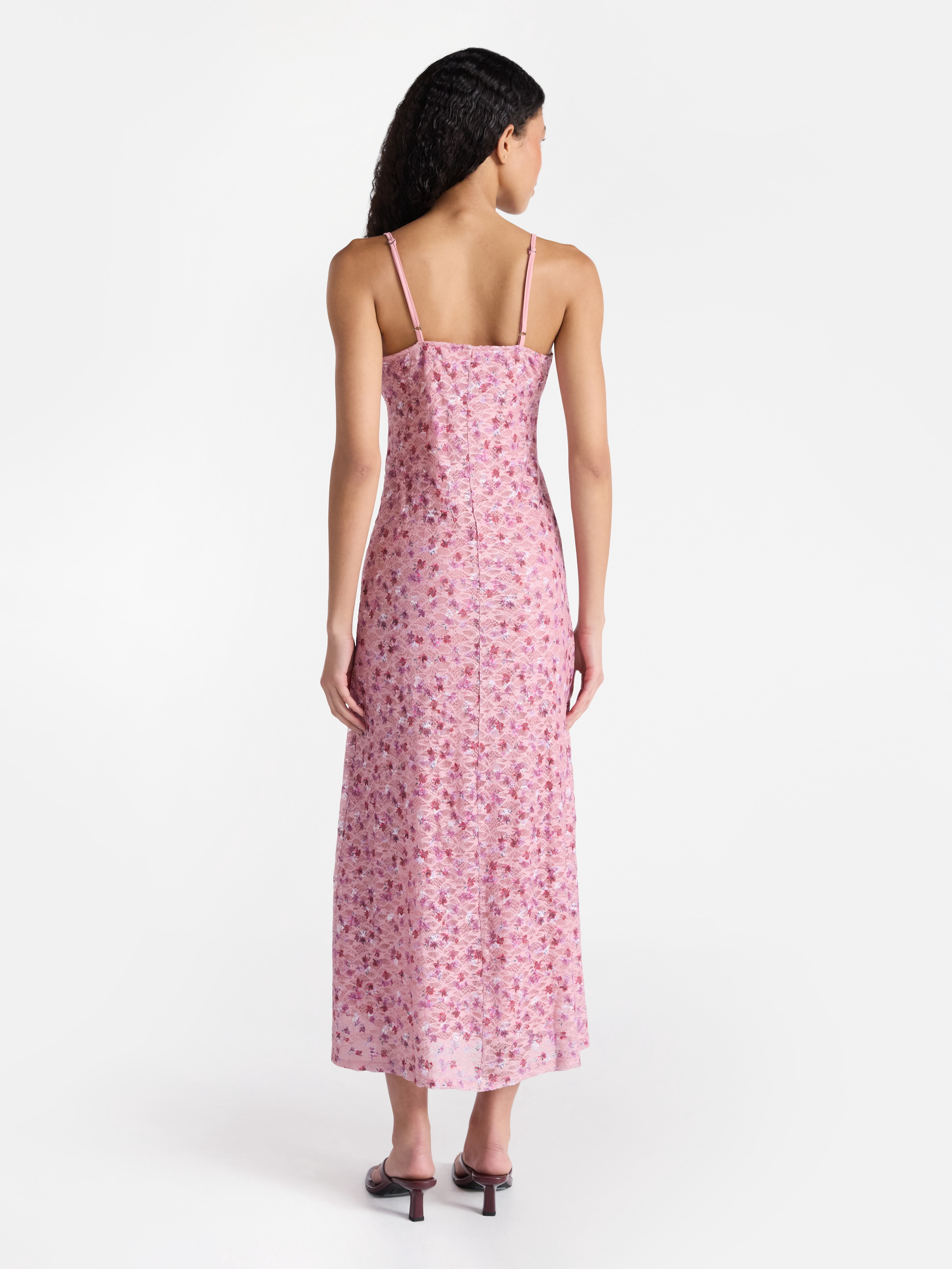 No Boundaries Triangle Top Maxi Dress, Women's