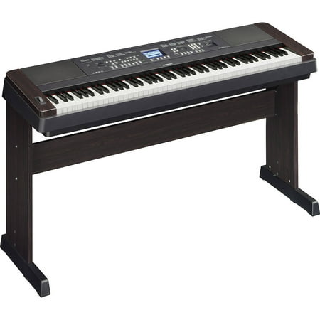 Yamaha DGX650 Digital Home Piano with 128-Note Polyphony and Stand, Black
