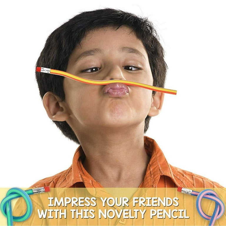 Soft Flexible Bendy Pencils Bend Kids Children Fun School Equipment T7o2