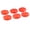 Red, variant on Riousery 6 Pcs Guitar Tuning Peg Buttons Plastic Comfortable Grip Tuner Buttons for Electric Acoustic Guitar, White (1.57 inches / 4 cm)