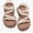 Beige, variant on Abomasnow Girls Open Toe Floral Rhinestone Ankle Buckle Sandals Soft Flat Summer Shoes for Wedding Party Daily Beach Outdoor Walking