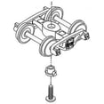 thumbnail image 2 of Kadee 1560 HO Scale ACL Barber(R) S-2 70-Ton Roller-Bearing Self-Centering HGC Trucks -- Code 88 (.088") 33" Smooth-Back RP-25 Wheels 1 Pair, 2 of 3