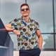 thumbnail image 4 of Fotbe Color Tractor Camiseta Polo de Golf para Hombre con Estampado – Camisa Deportiva Transpirable con Cuello Abotonado-X-Large, 4 of 6