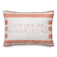 thumbnail image 2 of Creative Products Beach Time Stripes Coral 14x20 Spun Poly Pillow, 2 of 3