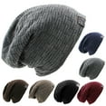 thumbnail image 2 of Men Slouchy Beanie Winter Hats Cool Beanies Lined Knit Warm Thick Skully Hat, 2 of 8