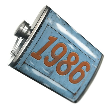 

NEONBLOND Flask Orange vintage looking Year 1986