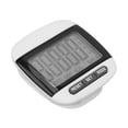 thumbnail image 2 of Pedometer, Lightweight 2 Measure Units Accurate Counting Step Counter  For Children For Exercise Black, 2 of 8