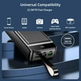 thumbnail image 5 of YOOSANG 50000mAh Portable Charger Power Bank, 22.5W Fast Charging with 3 USB Ports, Flashlight & LED Display, Black, 5 of 8