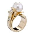 thumbnail image 6 of Opolski Fashion Women Faux Pearl Geometric Finger Ring Wedding Engagement Jewelry Gift, 6 of 6