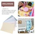thumbnail image 6 of OUNONA 5 Sheets Doll House Wallpaper Adhesive DIY Background Peel and Stick Wallpaper, 6 of 6