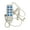 White, variant on Ywmsfl Lifting Bed Controller With 8 Pin 9 Cores Plug Lift Chair Hand Controller