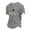 Gray, variant on Hello Darkness My Old Friend Textured Crew Neck Short Sleeve T-Shirt for Men Casual Streetwear