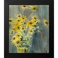 thumbnail image 2 of Overbeck, Hannah Borger 15x17 Black Modern Framed Museum Art Print Titled - Vase with Blackeyed Susans, 2 of 5