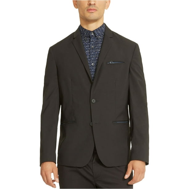 kenneth cole leather blazer