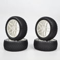 thumbnail image 1 of 4 piezas de neumáticos todoterreno, piezas de bricolaje, de transmisión hexagonal de 17 mm ensamblado, ruedas RC 1: vehículo per per per HSP perfke Neumáticos para buggy, 1 of 9