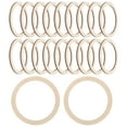 thumbnail image 4 of 20 Pcs Anneaux Ronds Vierges Cercle Bricolage Cercle en Bois Bricolage Peinture Anneaux Ronds en Bois, 4 of 5