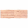 thumbnail image 1 of vidaXL Table Top Light Brown 180x60x(2-4)cm Treated Solid Wood Live Edge, 1 of 7