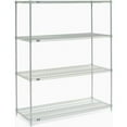 thumbnail image 2 of Global Industrial 18428Z 42 x 18 x 86 in. Nexel Poly-Z-Brite Wire Shelving, Clear, 2 of 5