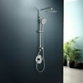 thumbnail image 2 of Kibi Circular Pressure Balanced 2-Function Shower Column with Rough In Valve, 2 of 3