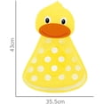thumbnail image 4 of Kids Bath Toys Organizer Superior Quality Tub Toy Storage Mesh Shower Caddy Organizer Set with Anti-Slip Suction Cups Net Multiple-use Organization Bag for Bath Toys Duck, 4 of 5