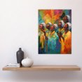 thumbnail image 2 of Christian Gospel Choir Colourful African Music Artwork Large Wall Art Poster Print Thick Paper 18X24 Inch, 2 of 3