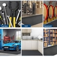 thumbnail image 4 of JINSEED 7.5 x 17 FT Garage Floor Mat Roll, 2.5mm Thicker Diamond Plate Floor Protector Mat, Light Grey, 4 of 4