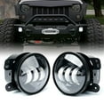 thumbnail image 2 of Xprite 4" 60W LED Fog Lights for Jeep Wrangler and More - High Output, Easy Installation, 2 of 8