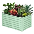 thumbnail image 3 of BeesClover Galvanized Raised Garden Bed, Large Outdoor Planter Box with Open Base & Safety Edge, Rustproof Steel for Vegetables, Flowers, Herbs, 3 of 9