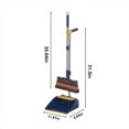 thumbnail image 3 of Brooms Indoor 180° Rotatable Standing Storage Magnetic Suction Type Snap Brooms And Dustpan Set With Scraping Teeth And Scraper Deep Cleaning Suitable For HomeTeissuly Clearance (Blue, ) Teissuly WER202308291540, 3 of 9