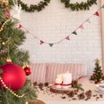 thumbnail image 3 of Colorful Fabric Pennant Flag Bunting - Triangle Banner with Flower Pattern for Birthday Decorations, 3 of 7