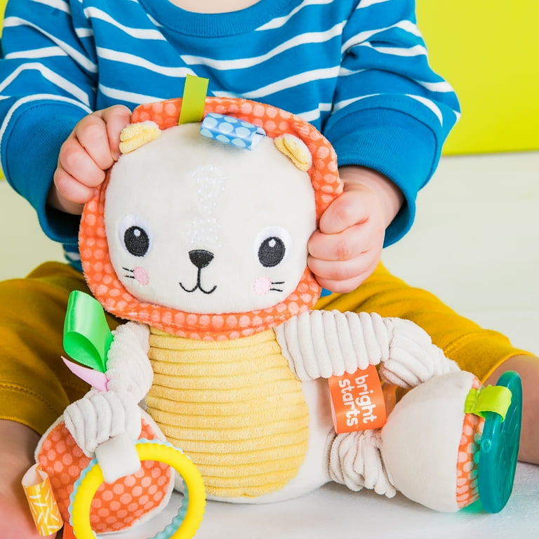 Bright Starts Bunch O Fun Plush Activity Toy Lion Ages 3 months