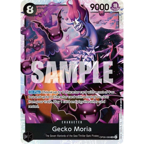 One Piece Wings of the Captain Super Rare Gecko Moria OP06-086
