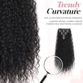thumbnail image 5 of Curly Clip In Hair Extensions,24 Inch Long Synthetic Wavy Black Hair Extensions Clip Ins 9 count Lace Weft Invisible Soft Nautral HairPieces for Women ( Black), 5 of 6