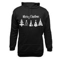 thumbnail image 4 of EchfiProm Hoodies for Men with Pockets Black Graphic Pullover Merry Christmas Hooded Xmas Mens Sweatshirt 2XL, 4 of 5