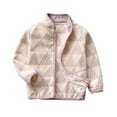 thumbnail image 3 of Godderr Baby Kids Girls High-Necked Sweatshirt,Zipper Printed Sweatsuit Jacket,Fall Cardigan Tops Jacket for 1-9 Years Old, 3 of 5