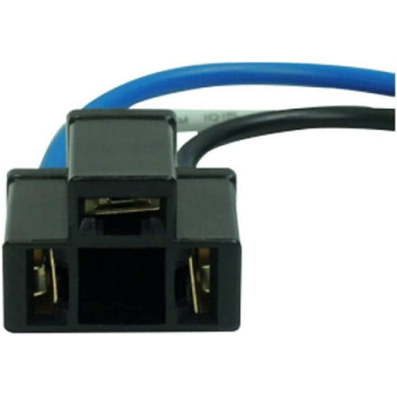 Alla Lighting P43t Base 9003 HB2 H4 Socket Female Adapter Wiring Harness Wire for Bulb/DRL Wiring Harness Replacement